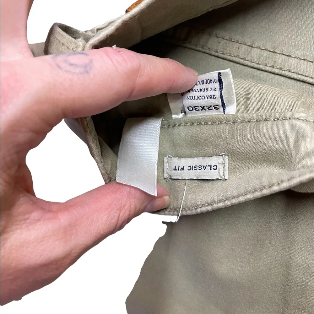 Joseph Abboud Tan Chinos with Straight Leg Cut